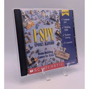 I Spy Spooky Mansion (1999 Windows/Mac Game) Search And Find Vintage PC Disc